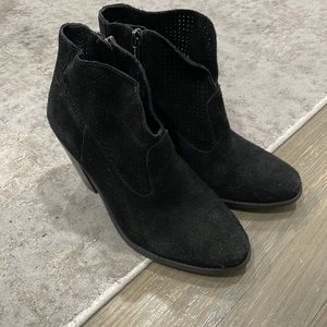 Black ankle booties